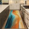 Diffusion Art Runner Rug Colorful Gradient Design Mat Absorbent Non-Slip Home Decor Hallway Living Room Kitchen Decor Carpet
