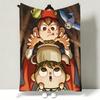 Anime OOver TThe GGarden WWall Throw Soft Warm Flannel Throw Blanket Multiuse for Sofa Bed Office Nap