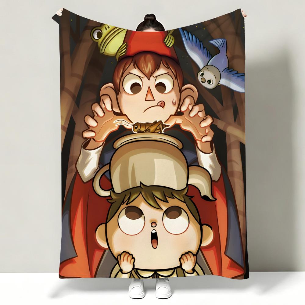 Anime OOver TThe GGarden WWall Throw Soft Warm Flannel Throw Blanket Multiuse for Sofa Bed Office Nap