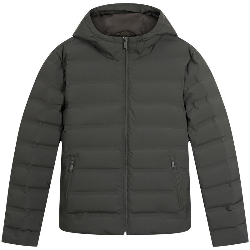 

Calvin Klein Casual Commuter Lightweight Duck Down Hooded Down Jacket Men Outerwear 4LD521G S