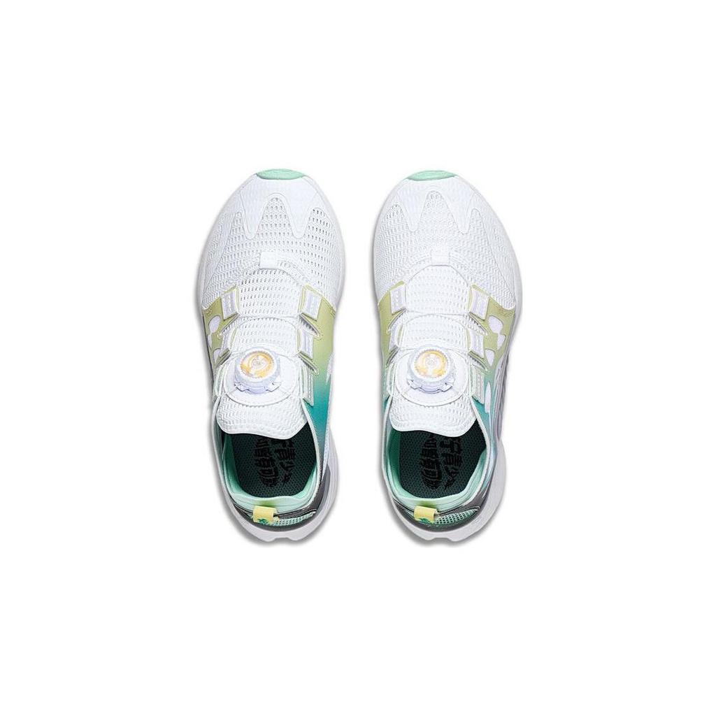 Li Ning Children Canglan 2.0 Low Top Running Shoes Kids sneakers White Gray Green YKFT034-3