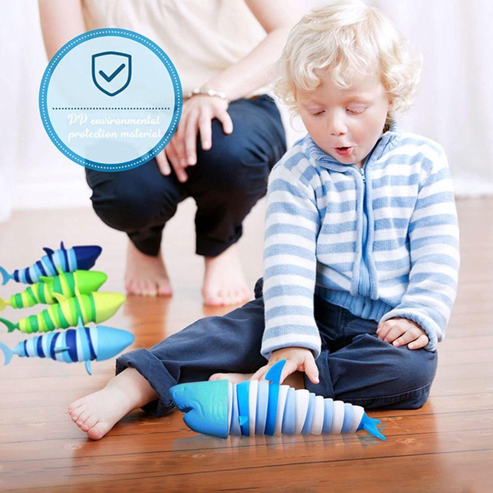 Educational Children'S Toys Rotating Dolphin Snail Slug Shark Snail Slug Degree Rotatable