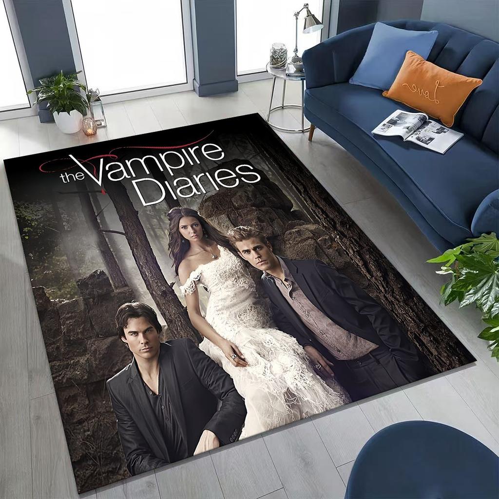 Dywan Damon Salvatore z Pamiętników Wampirów do Sypialni Salonu Sofy Domu Mata Dekoracyjna Pod Drzwi, Duża Antypoślizgowa Mata Podłogowa dla Dzieci do Zabawy
