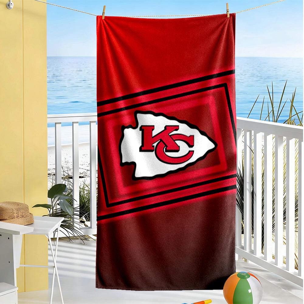 Kc Beach Towel High Absorbency & Quick-Dry Comfortable Lightweight Suitable for Swimming, Gym, Camping, Yoga Vacation