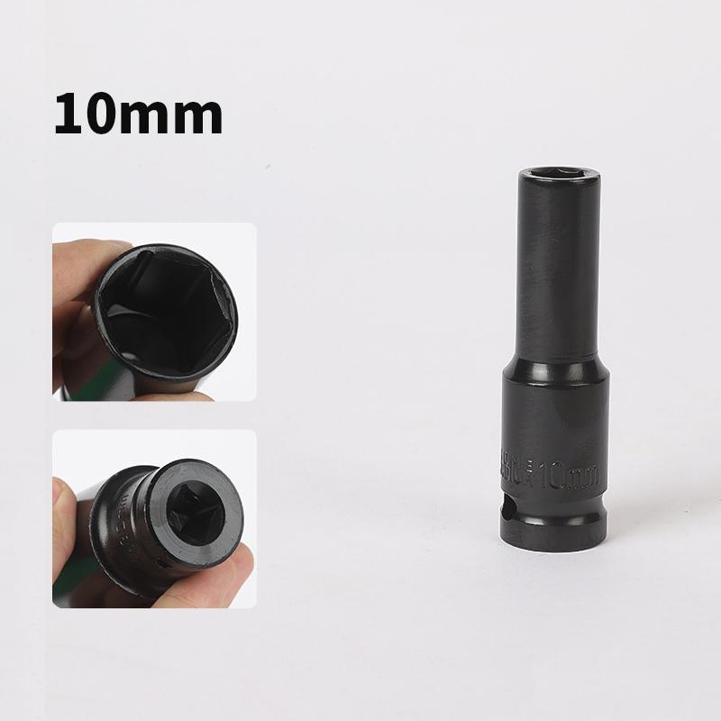 10Pcs 1/2 Inch Drive Metric Impact Socket Set Deep Universal For Pneumatic Air Tools