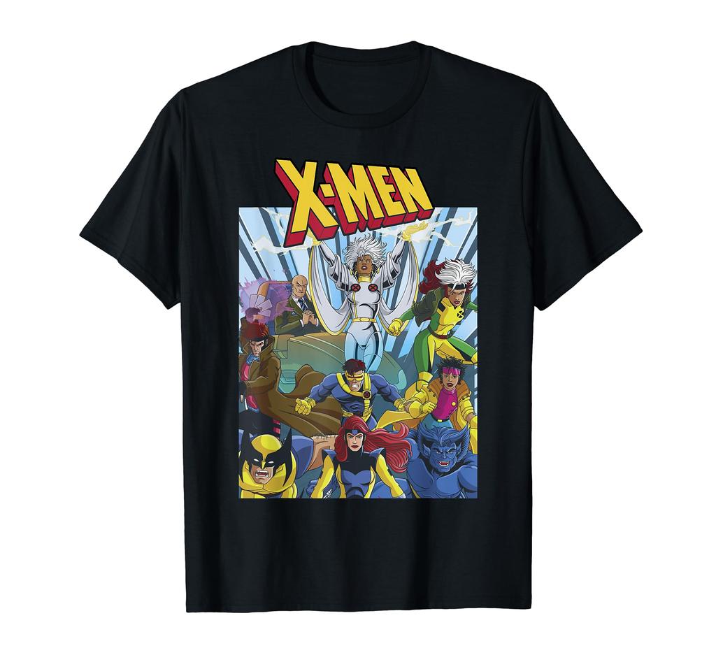 Marvel X-Men Classic Team Group Shot Poster T-Shirt