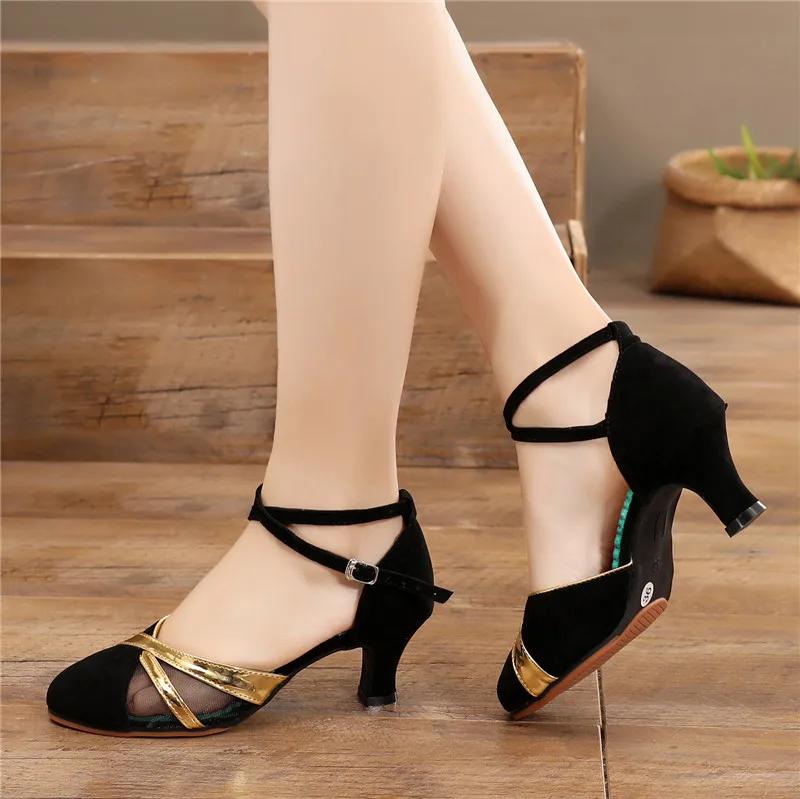 Shoes for Woman Hot Selling Women's Professional Dancing Shoes Ballroom Dance Latin Shoes Heels for Ladies Sandalias De Mujer