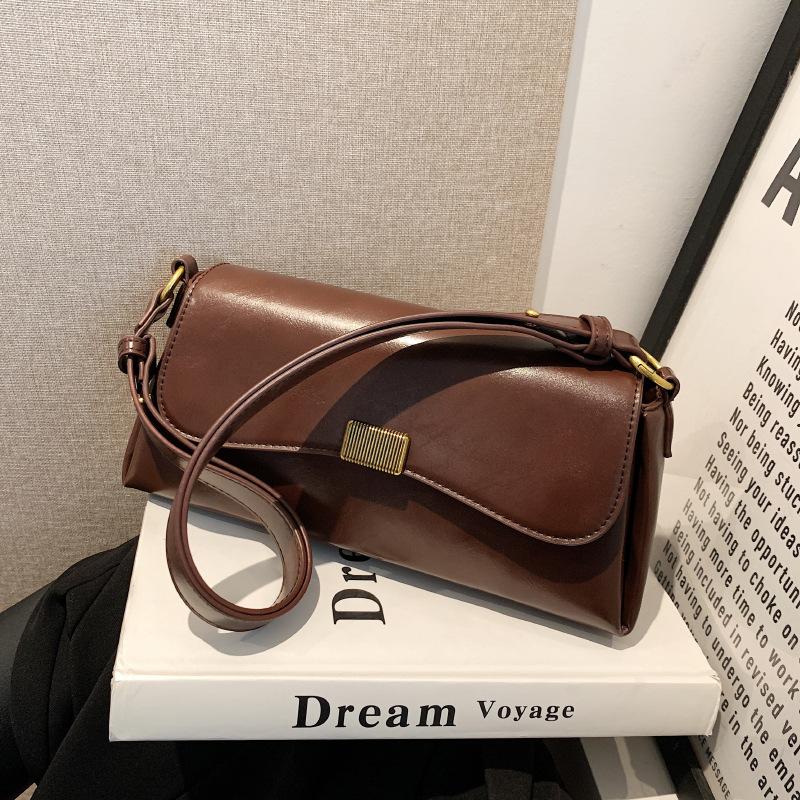 Hochwertige Modische Damen Umhängetasche, Nischen Herbst-Winter Einzel-Schultertasche Unterarmtasche