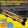 2PCS For VW Golf MK7 7.5 7 GTI R GTD Dynamic Blinker LED Turn Signal For Volkswagen Rline Sportsvan Touran Side Mirror Light