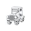 Sweet 925 Silver Car Charms Bicycle Pumpkin Carriage Ring Beads Pendant Fit Bracelet Necklace DIY Jewelry Gift