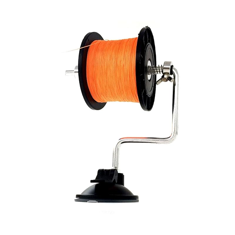 

[Orld Fishing Gear] Line winding line winder With lever type strong suction cup Easily wind the line by fixing it to a table etc. fishing line winder