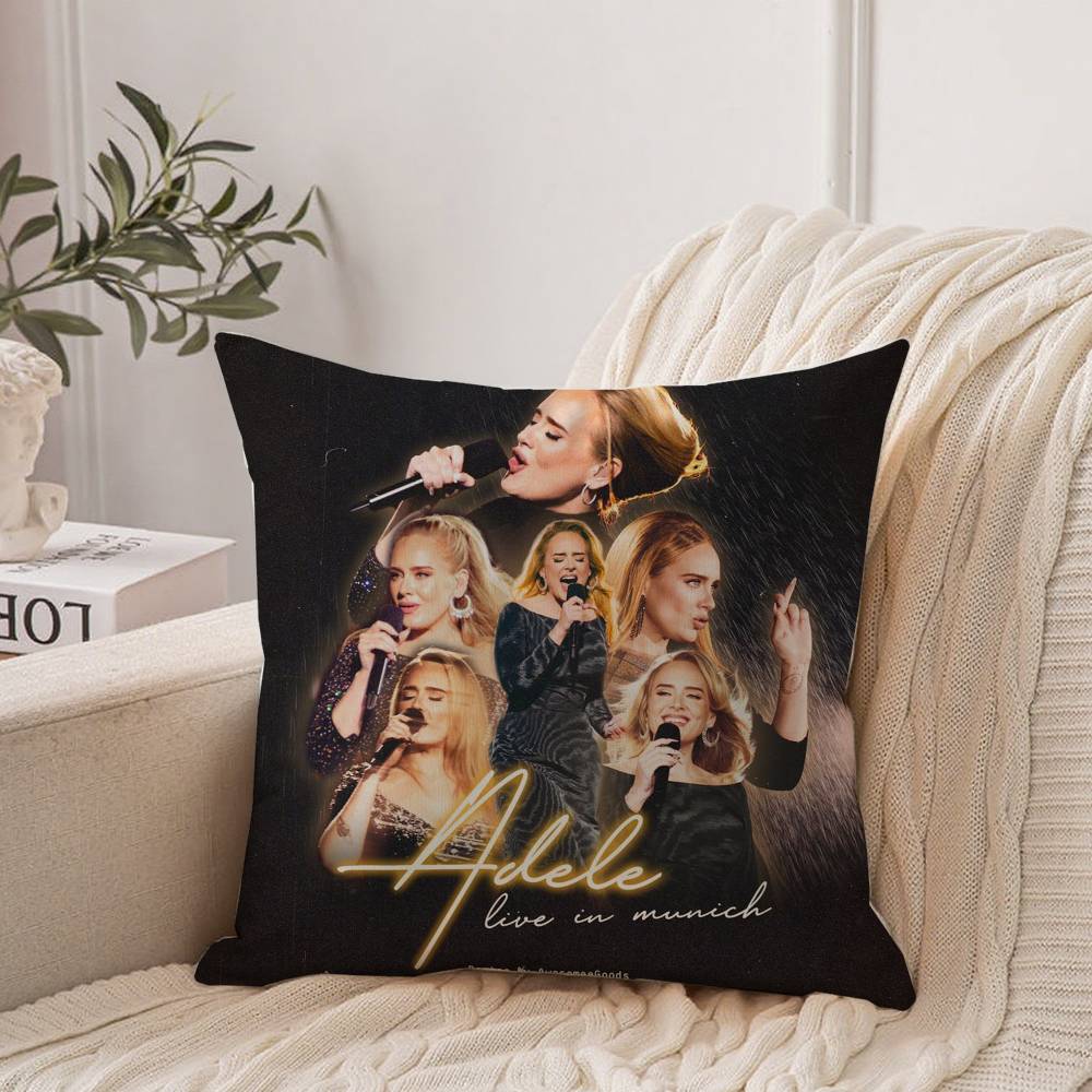 Hot-Singer A-Adele Pillow Case Home Decor Throw For Sofa Bed Car Room Decor Gift Idea