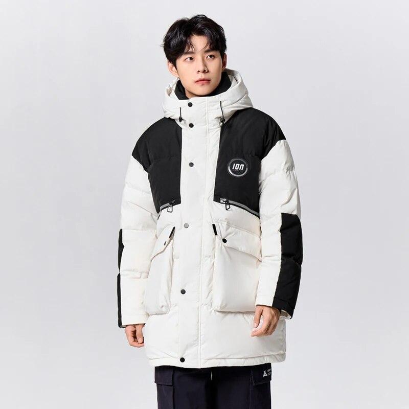 

Semir Пуховик Мужской Зимний Новая мода с капюшоном Повседневная уличная теплая куртка средней длины
