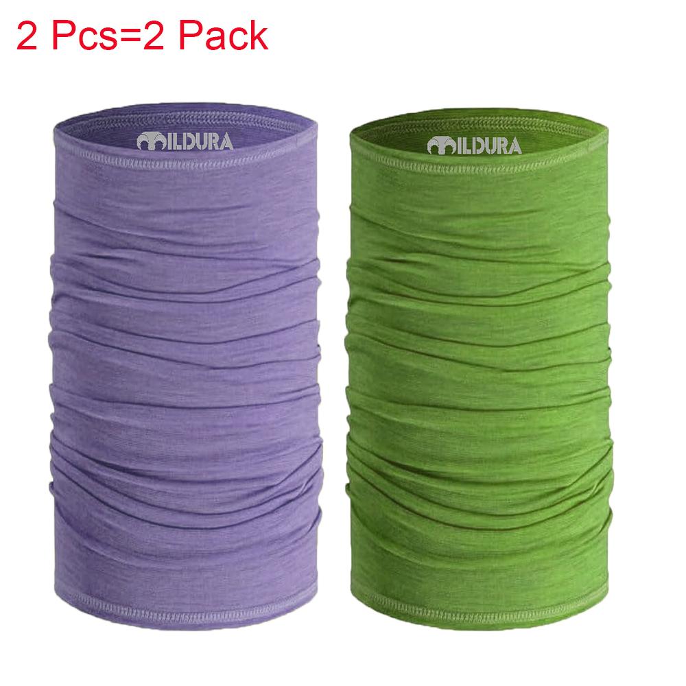 Adult 100% Merino Wool Neck Gaiter Light Quick Dry Breathable Face Mask for Ski Hiking Neck Tube Scarf Multifunctional Headwear