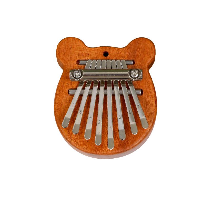 Mini Crystal Kalimba Pendant - 8-Note Thumb Piano Instrument
