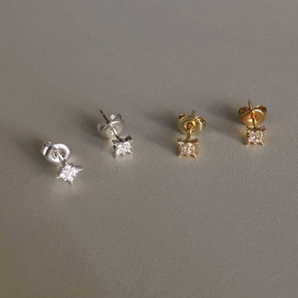 (Silver925) Beam Earring