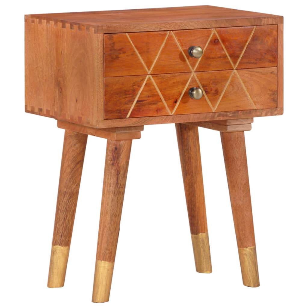 Nightstand 43 * 30 * 58 cm Solid Mango Wood