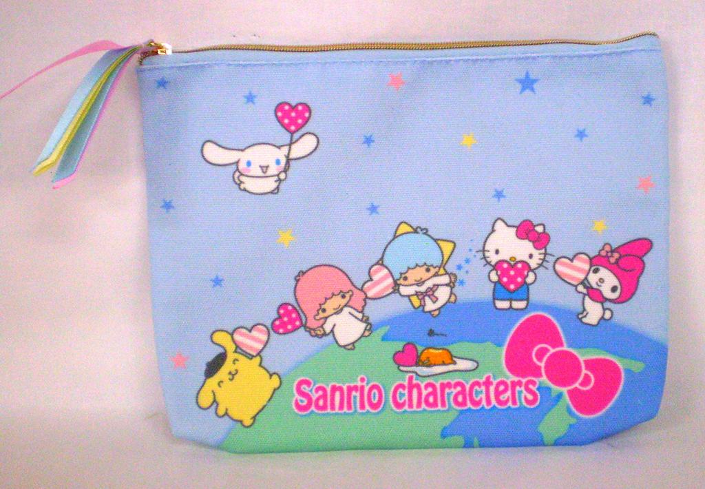 Sanrio Sanrio Characters Flat Pouch (World)