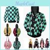 Demon Slayer Kimetsu No Yaiba Vibrant Soft Zipper Up Hoodie For Comfort
