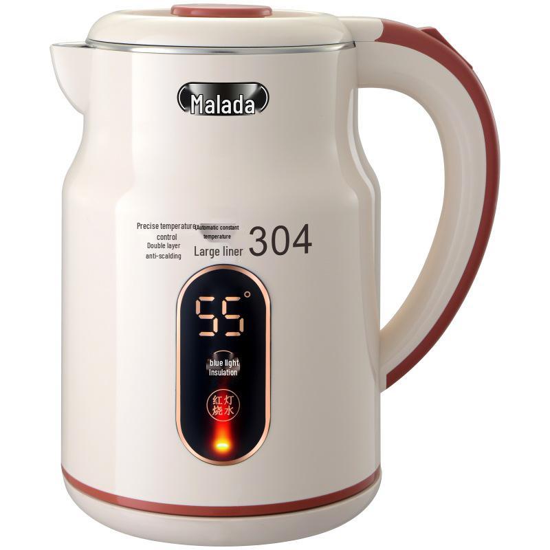 Wanlida Smart Electric Kettle - 304 Stainless Steel, Large Capacity, Home Use, Keep Warm Feature, Boiling Water Heater