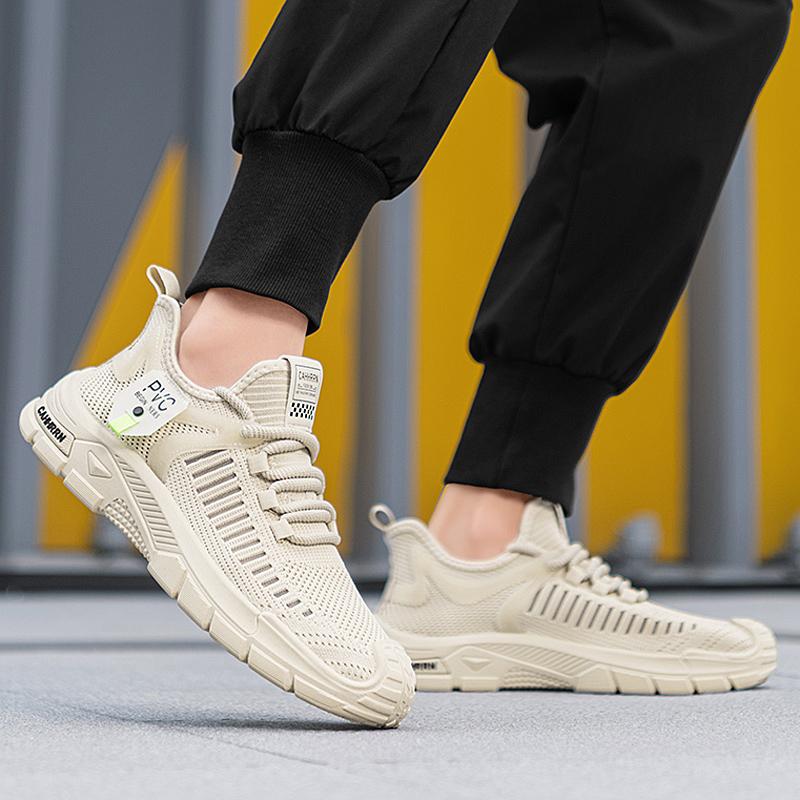 Mode CYYTL Herrenschuhe Atmungsaktive Sneaker Lässig Outdoor Wandern Sommer Sport Laufen Luxus Designer Tennis Plateau Mode Slipper