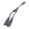 28cm High Quality IEC320 C7 To C8 Power Cord Flexible Extra Length for Home Office Stage Use Heavy Duty Construction