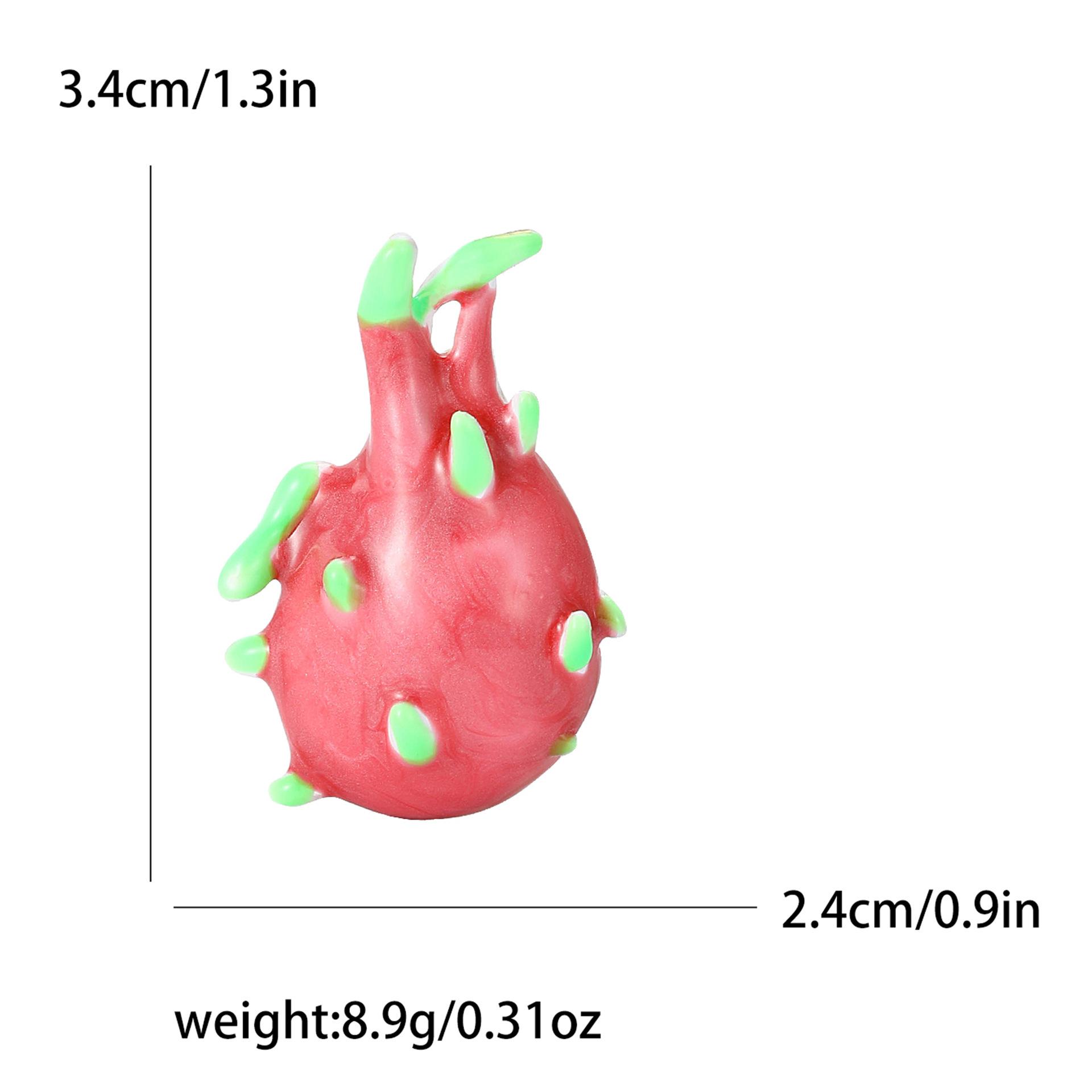 

Милая японская брошь в виде драконьего фрукта из сплава с эмалью, персонализированная универсальная женская брошь для корсажа, рубашки, ювелирные изделия