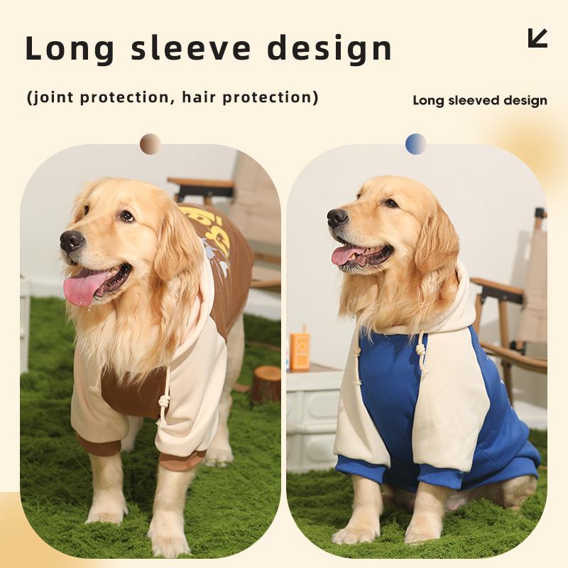 HOOPET Dog Clothes Fall and Winter Models Labrador Dogs Border Collie Pet Clothing Spring and Large Dog Sweater Winter