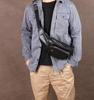 Men's Genuine Leather Mobile Phone Waist & Crossbody Bag