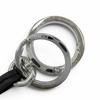 Great LOEWE Bag charm Anagram Keychain Keyring black leather Women C821232X02 Used