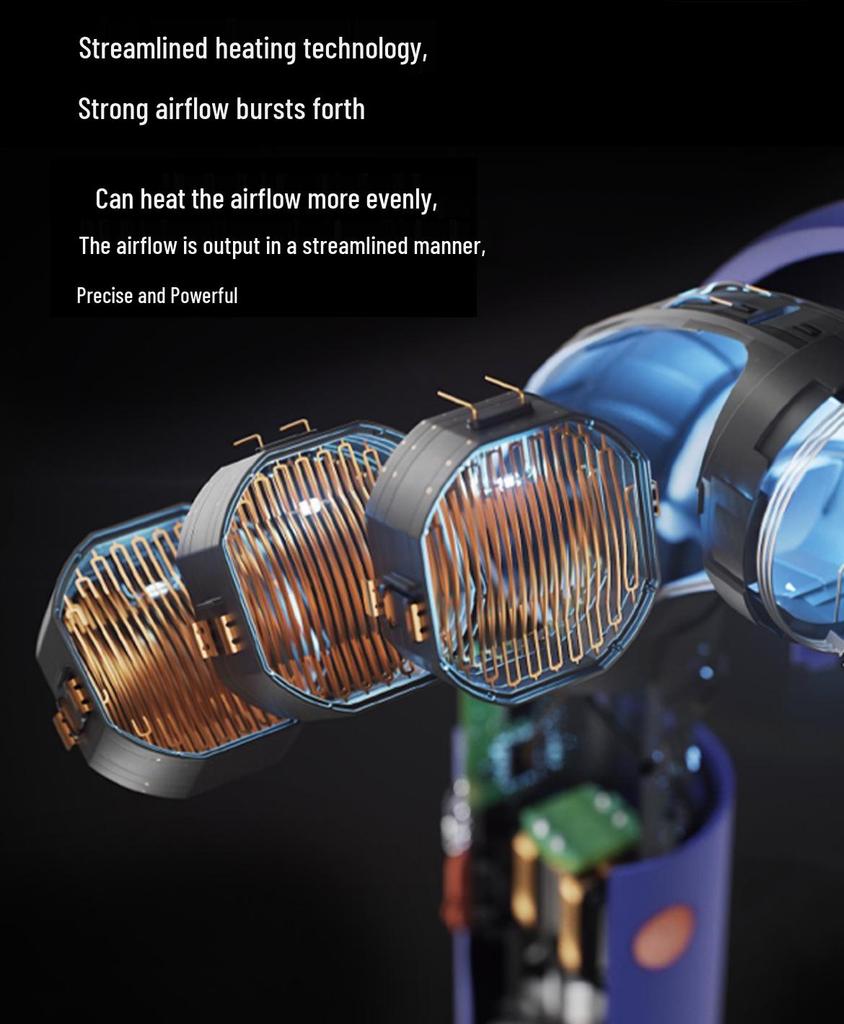 HD18 Bending Pipe High-Speed Hair Dryer: Compact Salon & Home Use