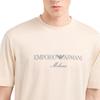 Emporio Armani Logo Embroidered Crewneck T Shirt EM001033AF10017M1052
