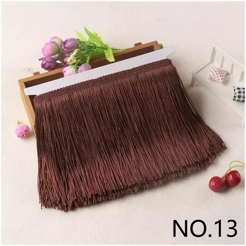 

10 м 10-30 см Meetee Бахрома Кисточки Бахромчатые Сумки Декоративная Отделка Бахрома для Штор Одежда Кружевная Лента Тканевые Аксессуары 20cm