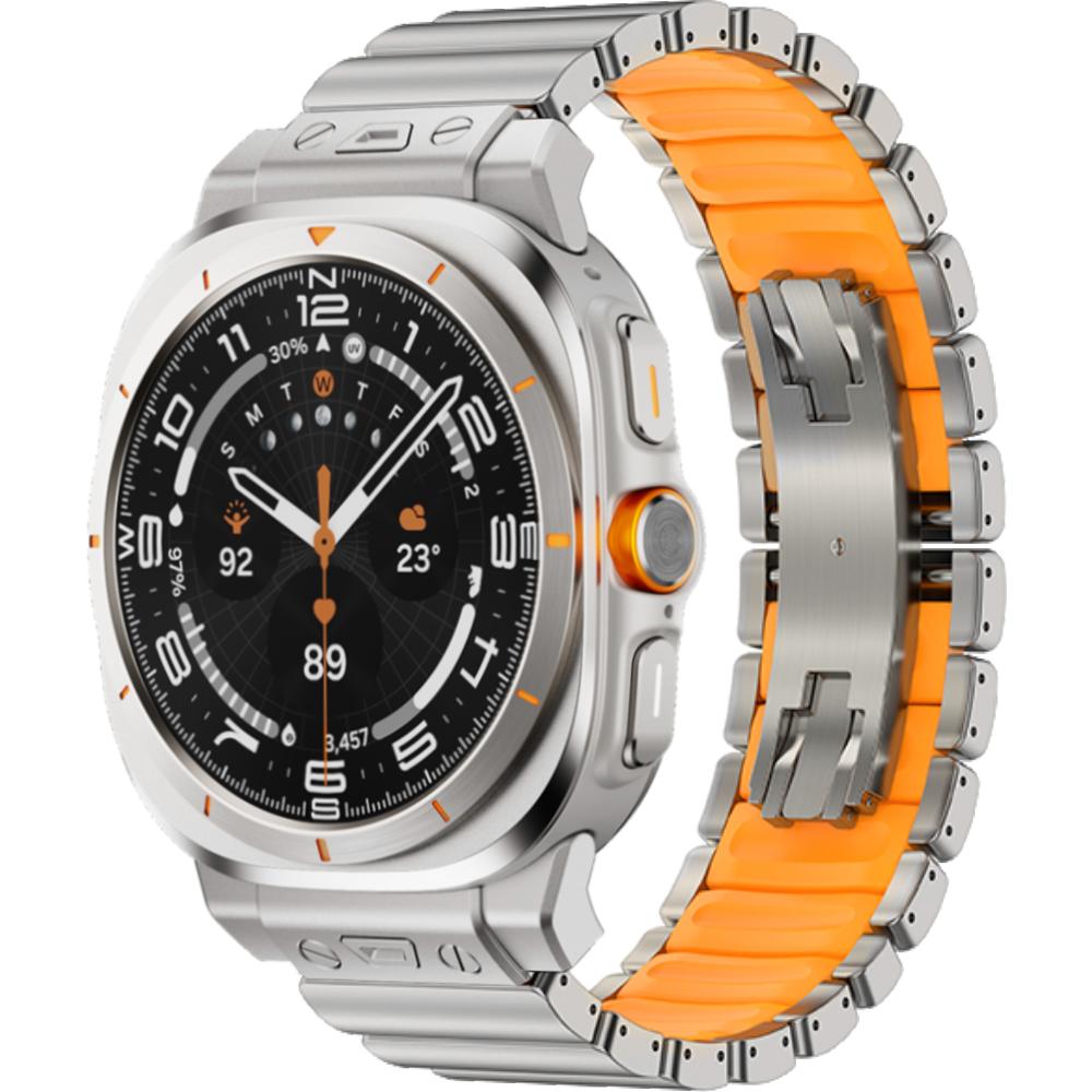 Titanium Strap for Samsung Galaxy Watch Ultra 2025 Luxury Rubber Band for Samsung Galaxy Watch Ultra 47mm 2024 Replaced Bracelet