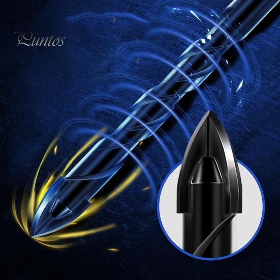 7-teiliges Bohrer-Set, rostfrei, korrosionsbeständig, superscharf, breit kompatibel, industrielle Stärke, Hartmetall-Kreuzbohrer-Spitzen-Set