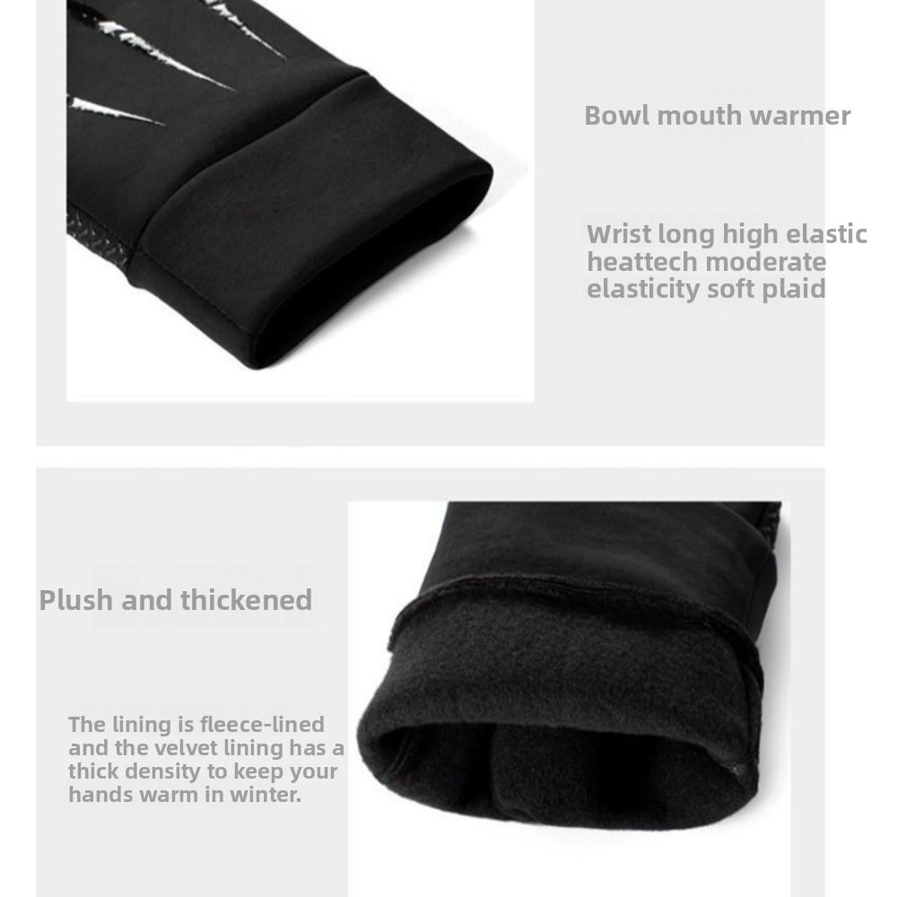 Waterproof Winter Gloves Windproof Thermal Gloves Fashion Cycling Gloves Outdoor