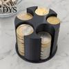 Vehicle Change Holder 3D Printed Universal Coin Holder, Large Capacity for Car, Portable Car Cylindrical Dispenser Rotating Organizer, Trucks