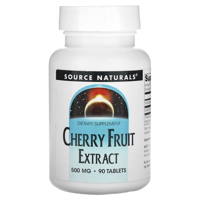 Cherry Fruit Extract, 500 Mg, 90 Tablets