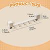 Hanger Desk Bag Hook Purse Backpack Holder Metal Clamp Easy Installation Suitable for Office