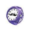 Elastischer Ringuhr Runde Dekorative Ringuhr Mode Fingerringuhr Schmuck
