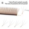 XIUSUZAKI Brown W Shaped YY 3D 4D 5D Lashes Premade Fans Double Tips 3D W Eyelashes Extensions Individual 2D YY False Lashes