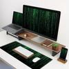 Gaming-Mauspads Grünes Laser-Mauspad Gamer Schreibtischmatte Große Tastaturmatte XXL Teppich Computer-Tischoberfläche Zubehör Mauspad