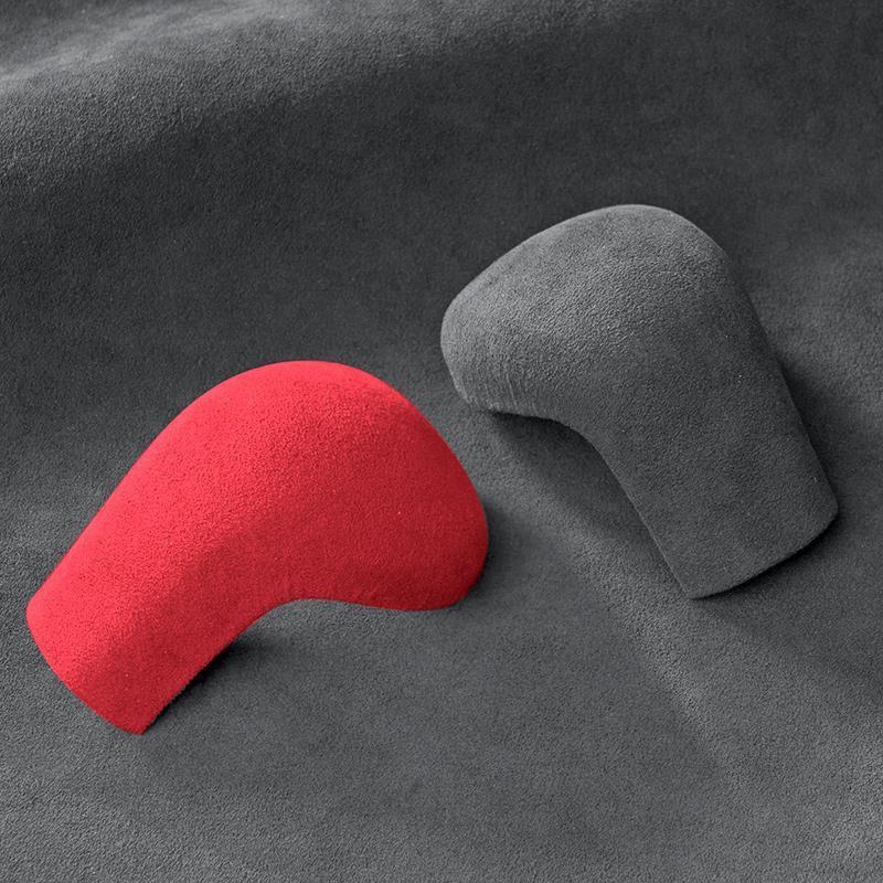 For Toyota Avalon Corolla Levin Camry Car Gear Shift Knob Cover Collars Protector Alcantara Suede Interior Styling Moulding Trim