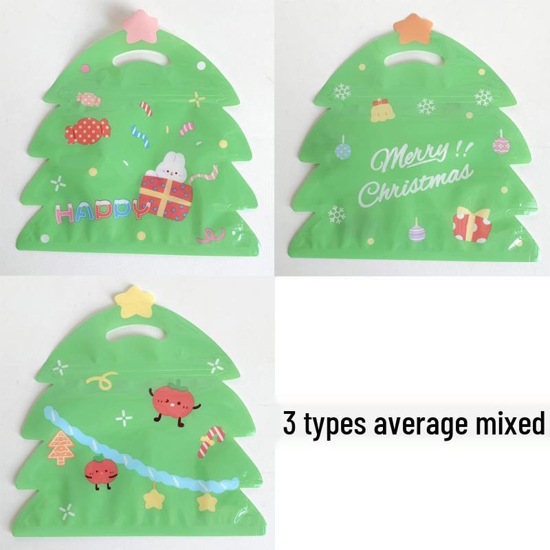 Christmas Cute Cartoon Handbag: Soft, Self-Sealing Storage Bag for Jewelry, Snacks, and Small Items