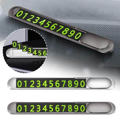 Schönes und einfaches temporäres Parknummernschild, von Auto Simp Praktisch Wirtschaftlich Mit Zubehör Zahlen, Schön 6 W5T4