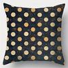 Vintage Polka Dot Pattern Double-sided Printed Pillow Cover Short Plush Suitable Living Rooms Bedrooms Sofas Throw Cushion Cover