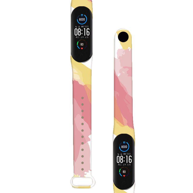 Replace Your Wristband With This Morandi Graffiti Strap For Xiaomi Mi Band 3/4/5/6