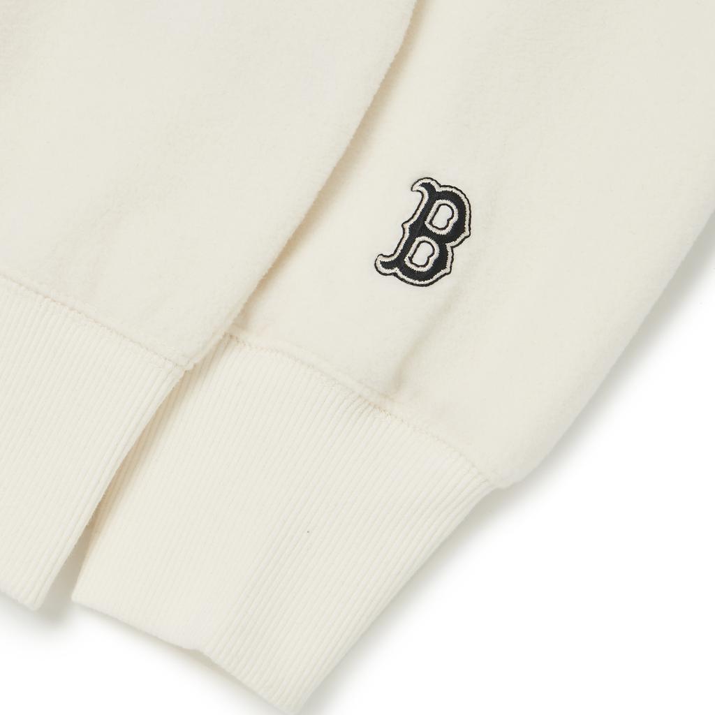MLB Boston Red Sox Logo Embroidered Hoodie Unisex Hoodies Off-White 3AHDBS124-43CRS
