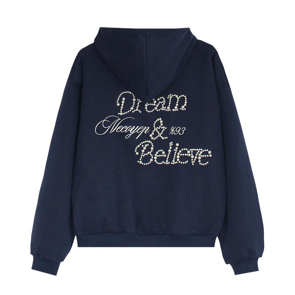 Retro Hong Kong Sle Printed Hoodie Sweatirt Ex Autumn Faion Classy Coat Casual Cotton Blend Fabric Long Sve