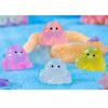 Colorful Glowing Mini Octopus Resin Decoration For Aquarium And Terrariums